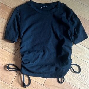 Zara Elegant Black Tee